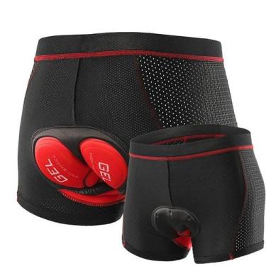 Imagem de Shorts ciclismo gel confort - almofadado gel anti impacto - Galera Da 