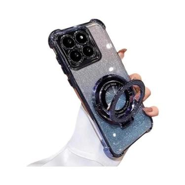 Imagem de Capa De Telefone Com Suporte Para Anel Brilhante Para MOTO G86 G56 G66