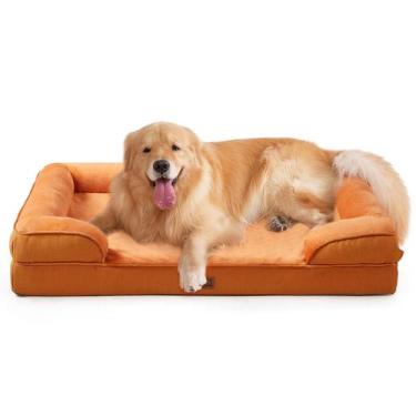 Imagem de Cama Ortopédica para Cães EHEYCIGA Impermeável com Espuma de Memória X