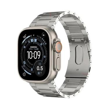 Imagem de Pulseira De Metal De Titânio De 42mm E 46mm Para Apple Watch Ultra 7 6