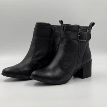 Imagem de Bota Bottero Cano Curto Salto Médio Feminina-Feminino