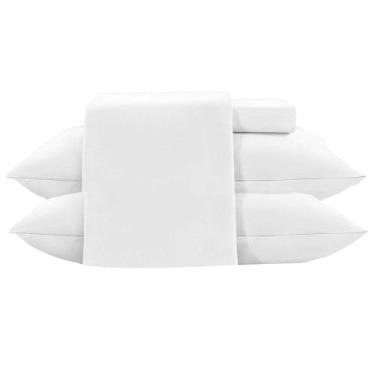 Imagem de Lencol toque de seda liso jg king 4pc branco - JOLITEX TERNILLE