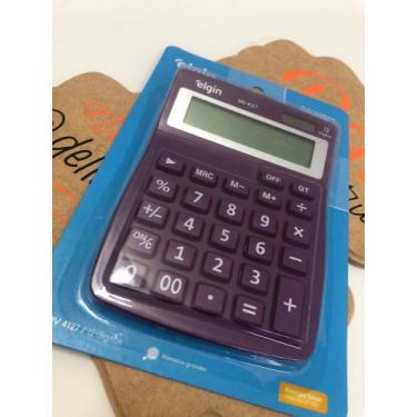 Imagem de CALCULADORA DE MESA ELGIN MV4127 - Cores, Roxo