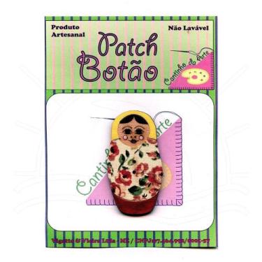 Imagem de Botton Patch Especial Matrioska 4023 - 1 Unid - Cantinho da Arte