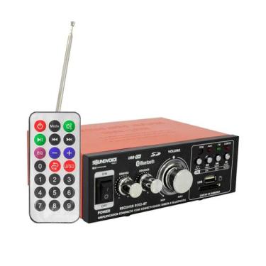 Imagem de Amplificador De Potência Som Ambiente 60W Com Bluetooth USB RC02-BT So