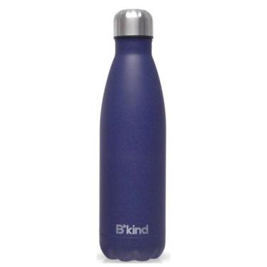 Imagem de Garrafa Termica Inox Bkind 500ml Gelada Cor Azul Royal Blue - B'kind
