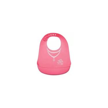 Imagem de Babador de silicone pega migalhas buba, Rosa