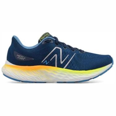 Imagem de Tênis New Balance Fresh Foam Evoz V3 Masculino Azul, Azul, 43