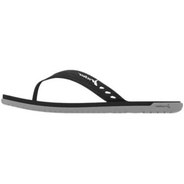 Imagem de Chinelo Rider Rw Casual Masculino, 39, Cinza, Preto, Grafite