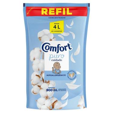 Imagem de Refil Amaciante Concentrado Comfort Puro Cuidado 900ml, Intense, 900ml