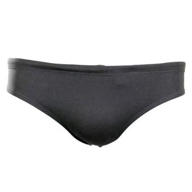 Imagem de Sunga Slip Lateral Fina (7 cm) Pé na Água Cinza Helanca - H001, P