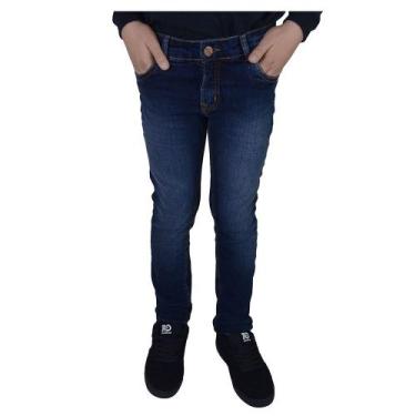 Imagem de Calça Jeans Infantil Masculina KingJoe Skinny Azul - CL1001 - King&Joe