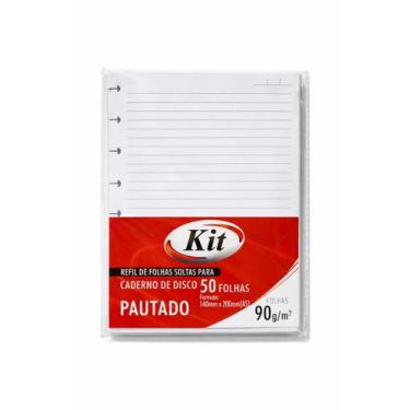 Imagem de Caderno de disco Pautado - 140mm x 200 (A5) - KIT