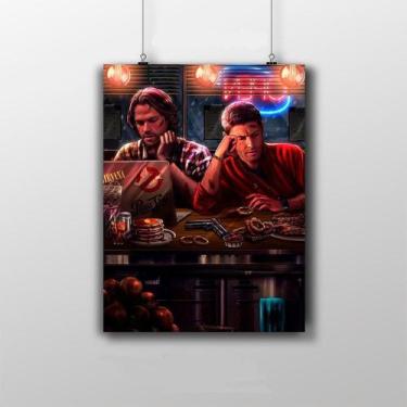 Imagem de Placa Decorativa Dean e Sam - Supernatural wallpaper - nerdecs