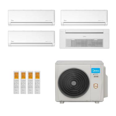 Imagem de Ar-Condicionado Multi Split Inverter Midea 42.000 (3x Evap HW 12.000 + 1x Evap Cassete 1 Via 18.000) Quente/Frio 220V