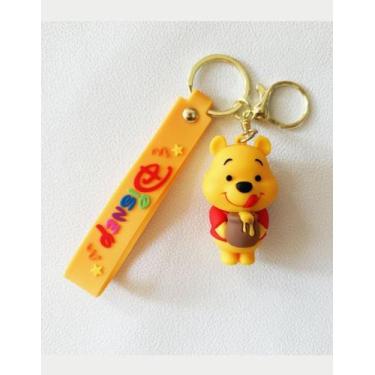 Imagem de Chaveiro Emborrachado Winnie The Pooh - FOFURA, Amarelo, UNI