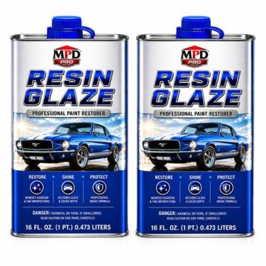 Imagem de Polidor e Limpador com Resina Glaze MPD Pro para Carro 2x473 ml