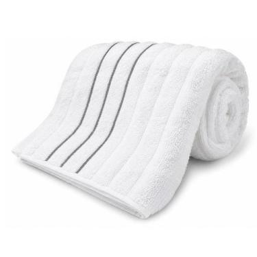 Imagem de Toalha de Rosto Corttex Wave 50x70 Algodao, Branco, UN
