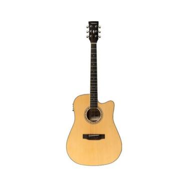Imagem de Violão Folk Cutaway Elétrico Vogga Natural Versalis VCP480