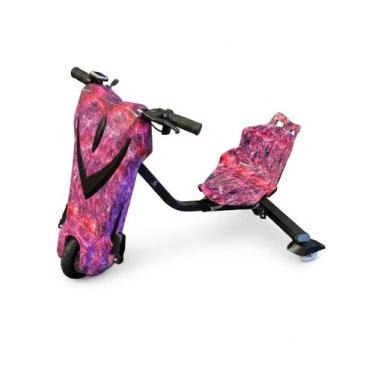 Imagem de Triciclo Elétrico Drift 350w Bluetooth 3 Velocidades Único com Amortec
