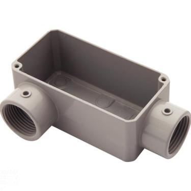 Imagem de Condulete fixo 1" tipo "LR" - sem tampa / rosca BSP / com pintura elet