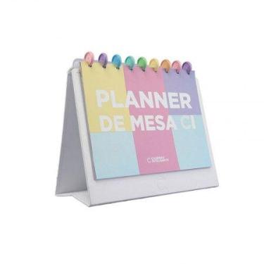 Imagem de Planner de mesa médio My Frame White com 13 folhas CIMM3004 - Caderno 