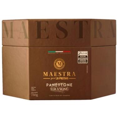 Imagem de Panettone Italiano Tiramisú Maestra Per La Pastina 750g - Maestro