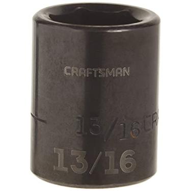 Imagem de CRAFTSMAN Soquete de impacto raso, SAE, chave de 1/2 polegada, 13/16 polegadas (CMMT15855)