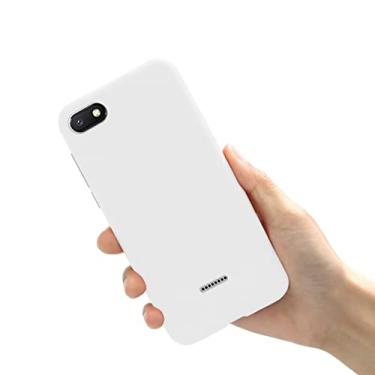 Imagem de Para Xiaomi Redmi 6A Capa Capa Adorável Linda Capa de Telefone TPU Para Funda Xiaomi Redmi 6A A6 Cor Doce Cor Doce Capas de Silicone Macio Bolsa, Branco, Para Redmi 6A