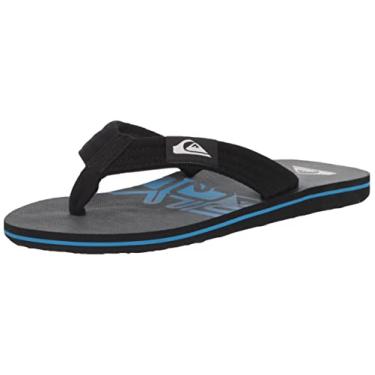Imagem de Quiksilver Chinelo unissex com alça infantil, Preto 2, 13 Big Kid