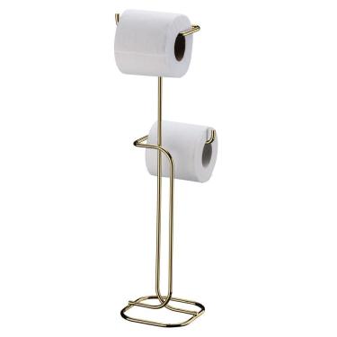Imagem de Suporte Papel Higiênico De Chão Dourado Future 2 Rolos
