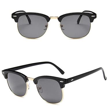 Imagem de Sunglasses Women Popular Retro Men Summer Style Sun Glasses,01 Gold,Gray,china