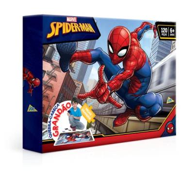 Imagem de Homem-Aranha - Quebra Cabeça - 120 peças Grandão - Toyster Brinquedos