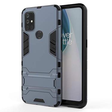 Imagem de Mobile phone accessories Para for OnePlus Nord N10 5G à prova de choque PC + estojo protetor TPU com suporte oculto phone case