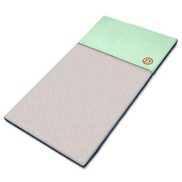 Imagem de GuineaDad Forro | Forro de gaiola de lã de porquinho da índia | Roupa de cama de porquinho da índia | Manga de bolso | Bambu extra absorvente | Fundo impermeável (centro-oeste, verde marinho)