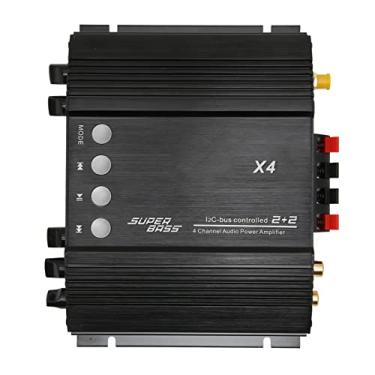 Imagem de Amplificador, 5.0 4 Canais 60W x 4 +Subwoofer Ativo, Sistema Estéreo Amplificador, para Telefones, TVs, Computadores(#1)