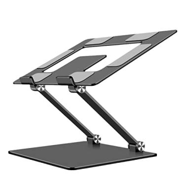 Imagem de Suporte ajustável para notebook MaxBook Air Pro dobrável liga de alumínio portátil para tablet suporte de resfriamento para laptop