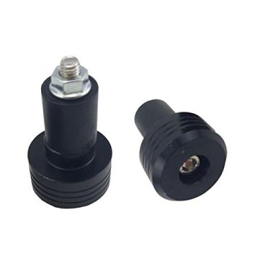 Imagem de OKSTNO guidão de motocicleta, tampas deslizantes de guidão de 7/8" de alumínio CNCOKSTNO preto OK-SBD-16