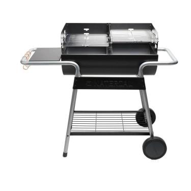 Imagem de Churrasqueira Móvel A Bafo Carvão Com Rodinhas - 114x91x59cm