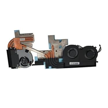Imagem de Laptop CPU GPU FAN&dissipador de calor para CLEVO P650RS P650RS-G 6-31-P65S2-103 DFS541105FC0T-FGFG DFS541105FC0T-FGFF DFS501105FR0T-FHCX