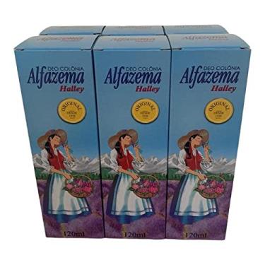 Imagem de Kit com 6 Deo-Colônia Alfazema Halley Original 120 ml