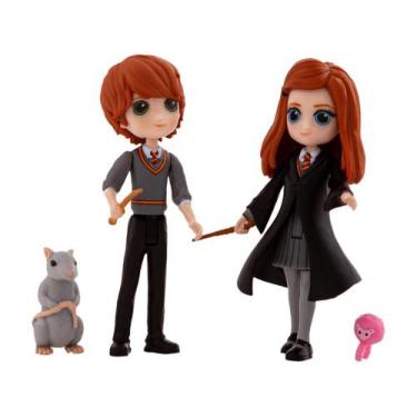 Imagem de Mini Figura Harry Potter Wizarding World - Rony Weasley E Gina Weasley