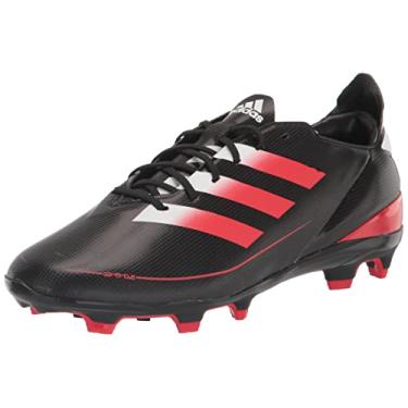 Imagem de adidas Tênis de futebol unissex infantil Gamemode Syn Firm Ground, Preto/branco/preto, 4 Big Kid