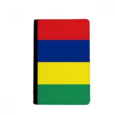 Imagem de Porta-passaporte com bandeira nacional da Maurícia e porta-cartões, Multicolor