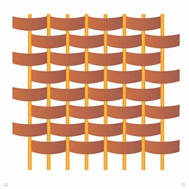 Imagem de Stencil de Acetato para Pintura OPA 14 x 14 cm - 1746 Cestaria Pequeno