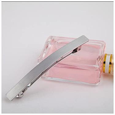 Imagem de RULEH Pernas de grampo 1 PC Grampos de cabelo de tira longa de metal grampos de cabelo femininos grampo de cabelo meninas acessórios de cabelo cocar grampo de cabelo acessórios de cabelo (cor: uma cor, tamanho: prata)