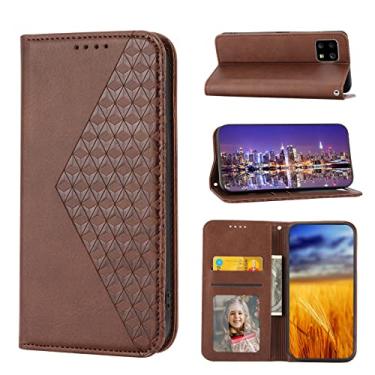 Imagem de Capa protetora para telefone Compatible with Motorola Moto G72 Wallet Case with Credit Card Holder,Full Body Protective Cover Premium Soft PU Leather Case,Magnetic Closure Shockproof Case Shockproof C