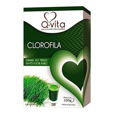 Imagem de Clorofila Em Pó 100% Puro Grama Do Trigo- Q-Vita- 100g