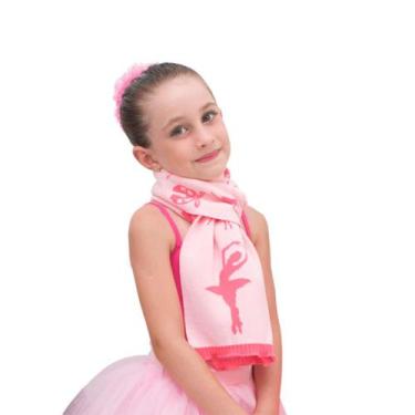 Imagem de Cachecol Infantil Estampa Bailarina Ballare
