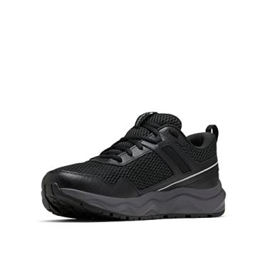 Imagem de Columbia Sapato masculino Plateau impermeável para caminhada, Preto/Vapor, 45